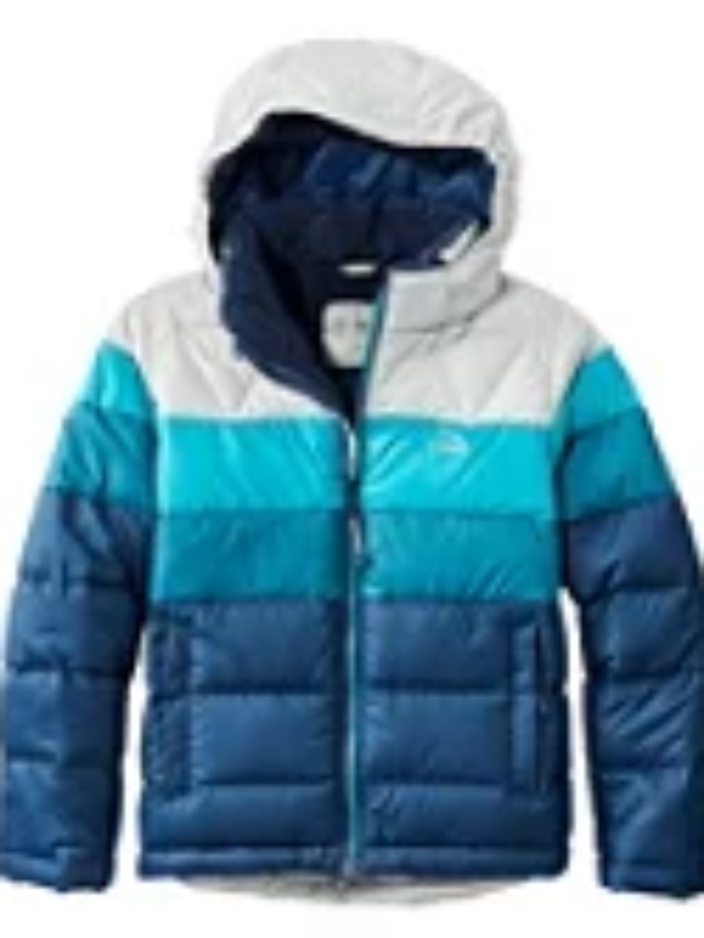 ll Bean Kids Down Jacket Colorblock